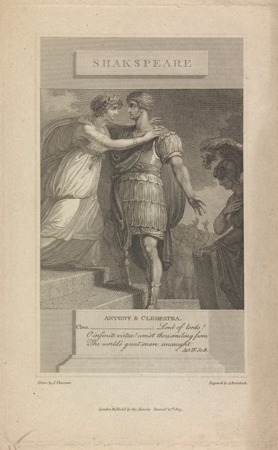Antony og Cleopatra Akt IV Sc. 8 af Abraham Raimbach