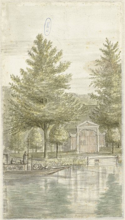 Trekschuit (Tug-Boat) ved siden af ​​Artist