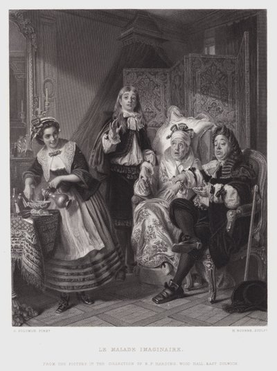 Den imaginære ugyldige (gravering) af Abraham Solomon