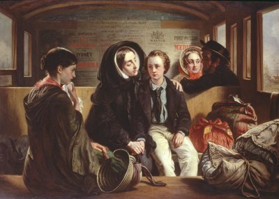 Anden klasse - Afskeden, ca. 1855 af Abraham Solomon