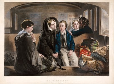 The Departure Second Class, pub. 1857. af Abraham Solomon