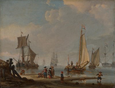 Marinemaleri af Abraham Storck