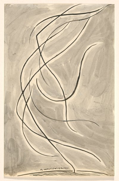 Danseabstraktion: Isadora Duncan. (eller af Abraham Walkowitz