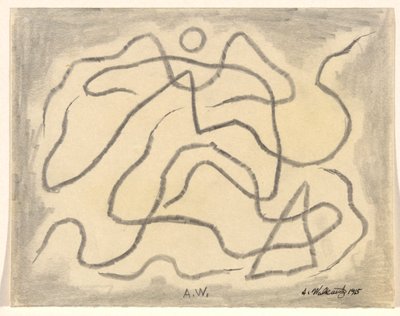 Rytmiske linjer (abstraktion) af Abraham Walkowitz