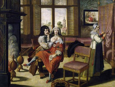 De fem sanser - berøring af Abraham Bosse