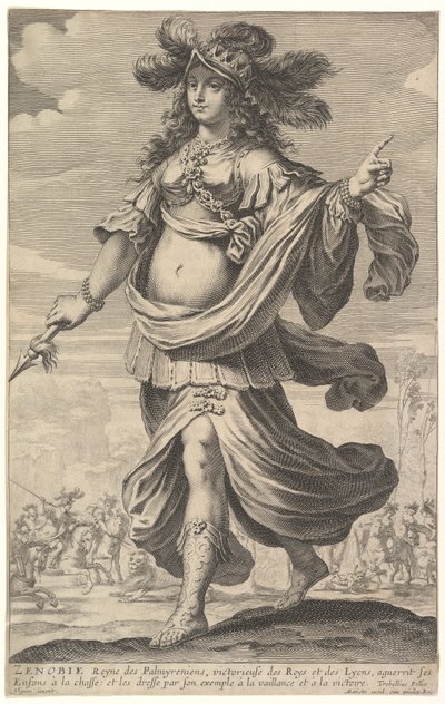 Zenobia, en illustration fra Pierre Le Moynes 