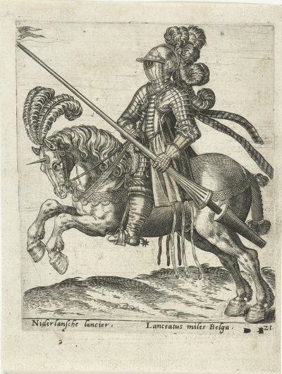 hollandsk løfteraket af Abraham de Bruyn (attributed to)