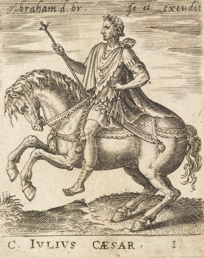 C. Julius Cæsar fra Tolv Cæsarer til hest, c1565-1587. af Abraham de Bruyn