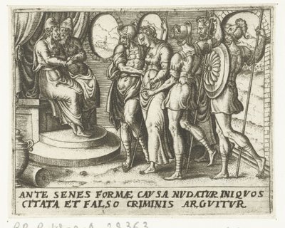 Susanna foran dommerne Susannas historie (serietitel) af Abraham de Bruyn