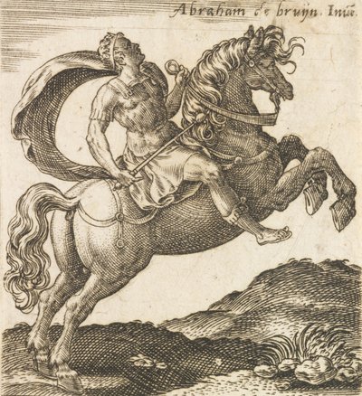 Titus Vespasianus fra Twelve Caesars on Horseback, ca. 1565-1587., ca. 1565-1587. af Abraham de Bruyn