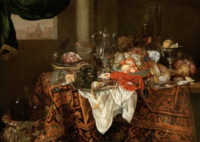 Stilleben ved banket af Abraham van Beijeren