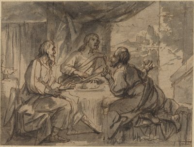 Aftensmad i Emmaus af Abraham van Diepenbeeck