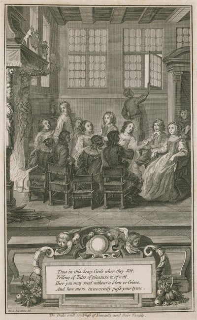 Hertugen og hertuginden af Newcastle og deres familie af Abraham van Diepenbeeck