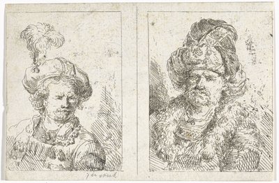 To mandlige buster af Abraham van Strij (I)