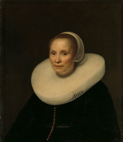 Portræt af en kvinde af Abraham van den Tempel