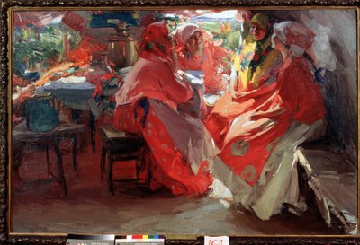 De besøgende af Abram Efimovich Arkhipov