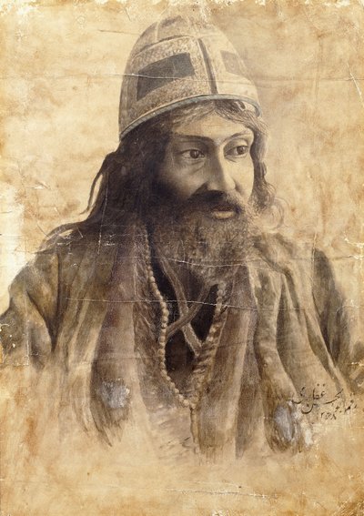 A Dervish, ca. 1851-2 af Abul Hassan Ghaffari