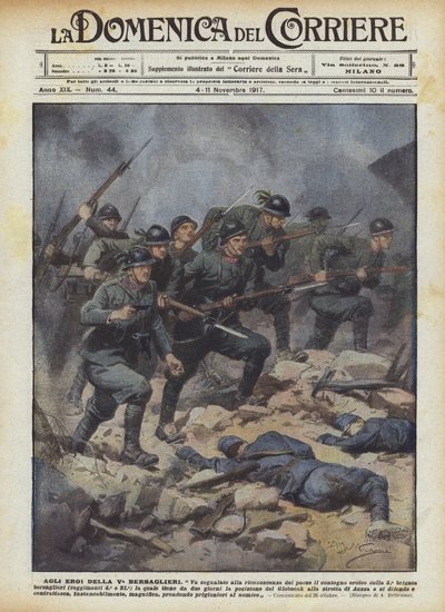 Til Va Bersaglieris helte af Achille Beltrame