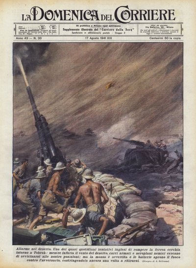 Alarm i ørkenen af Achille Beltrame