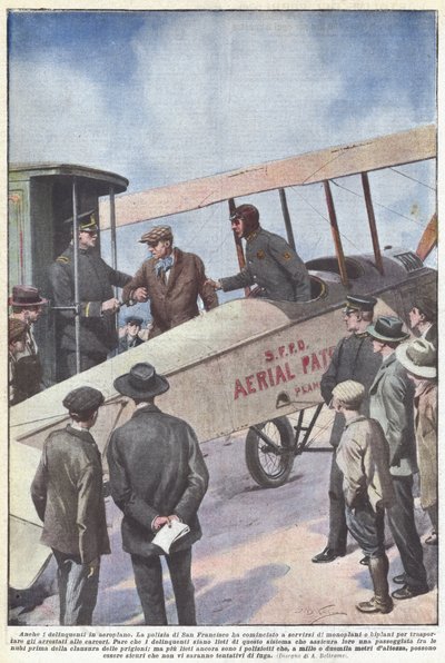 Selv lovovertræderne på flyet af Achille Beltrame