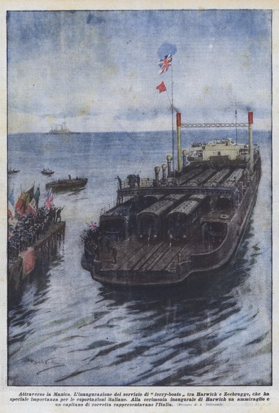 Over Kanalen af Achille Beltrame