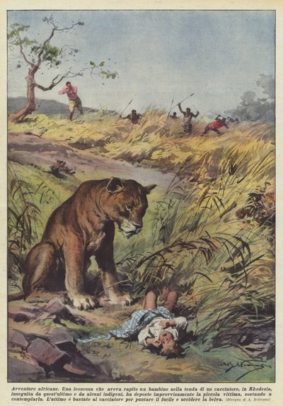 Afrikanske eventyr af Achille Beltrame