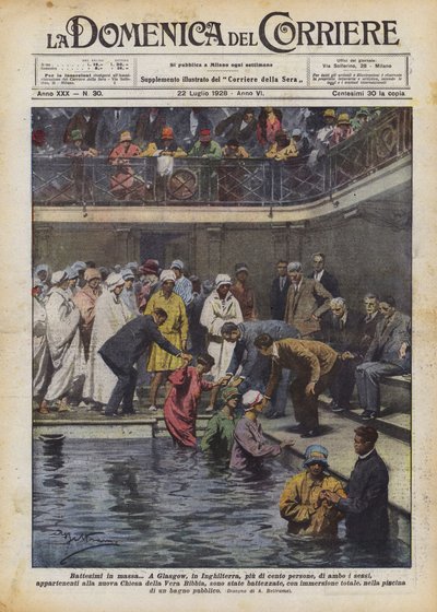 Massedåb af Achille Beltrame