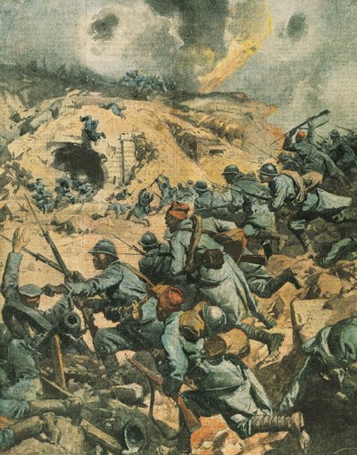 Battle of Verdun, forsideillustration fra 