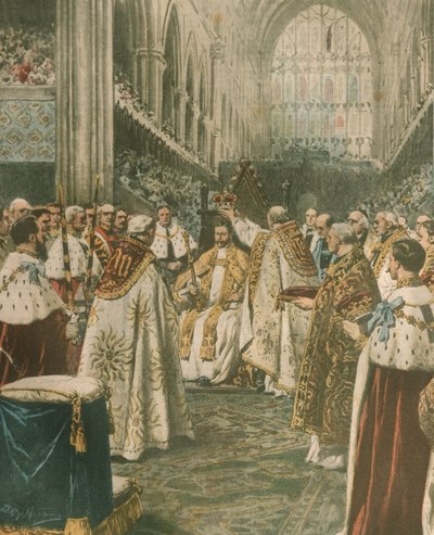 Omslagsillustration af kong George V