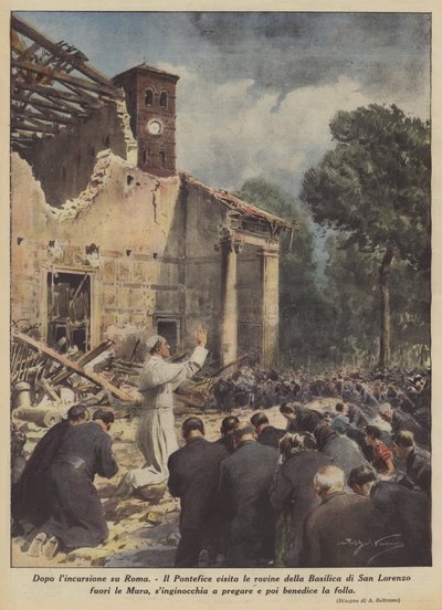 Efter angrebet på Rom af Achille Beltrame