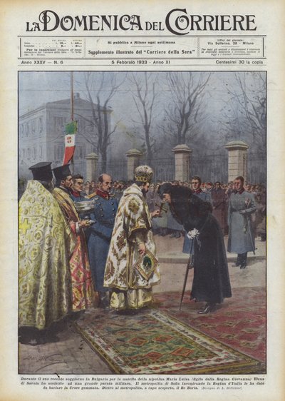 Under sit seneste ophold i Bulgarien i forbindelse med fødslen af sit barnebarn Maria Luisa ? af Achille Beltrame