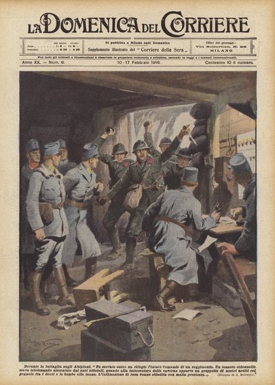 Under slaget på højlandet af Achille Beltrame