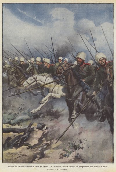 Under den sejrrige russiske offensiv i Galicien af Achille Beltrame