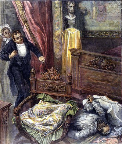 Emile Zola døde i 1902 (1840 - 1902) fransk forfatter. af Achille Beltrame