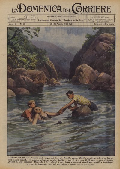 Ungdom af Littorio af Achille Beltrame