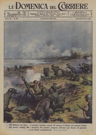 Italienere på Don af Achille Beltrame