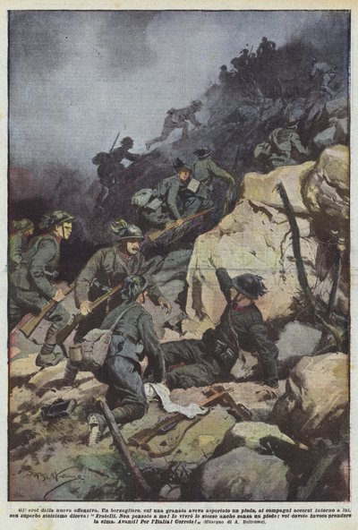 Heltene i den nye offensiv af Achille Beltrame