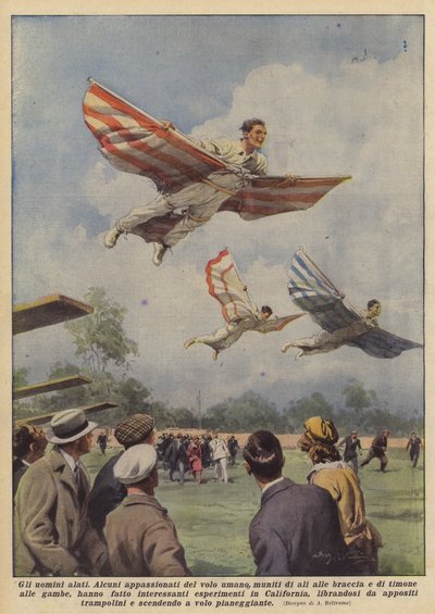 Bevingede mænd af Achille Beltrame