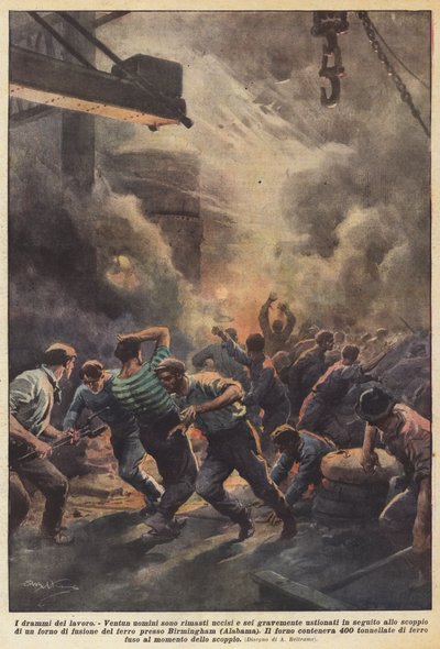 Arbejdets dramaer af Achille Beltrame