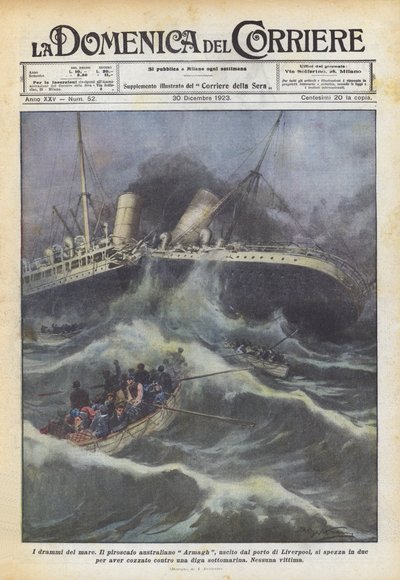 Havets dramaer af Achille Beltrame