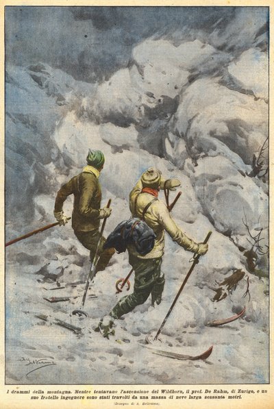 Bjergets dramaer af Achille Beltrame