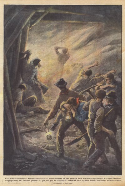 Minernes tragedier af Achille Beltrame
