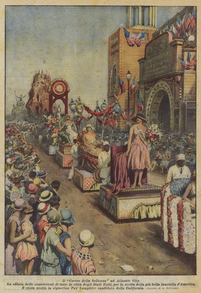 Skønhedskonkurrencen i Atlantic City af Achille Beltrame
