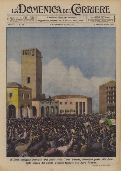 Duce indvier Pomezia af Achille Beltrame