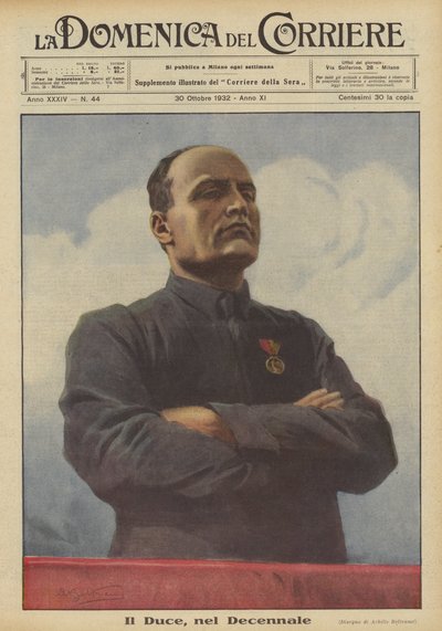 Duce, på tiårsdagen af Achille Beltrame