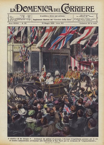 Jubilæet for kong George V af Achille Beltrame