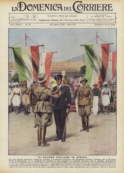 Den italienske værdi i Afrika af Achille Beltrame