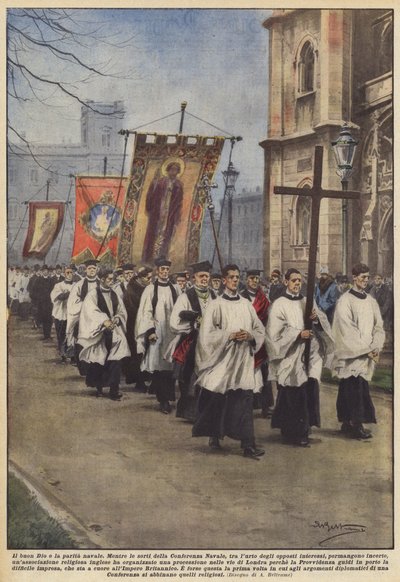 Den gode Herre og flådepariteten af Achille Beltrame