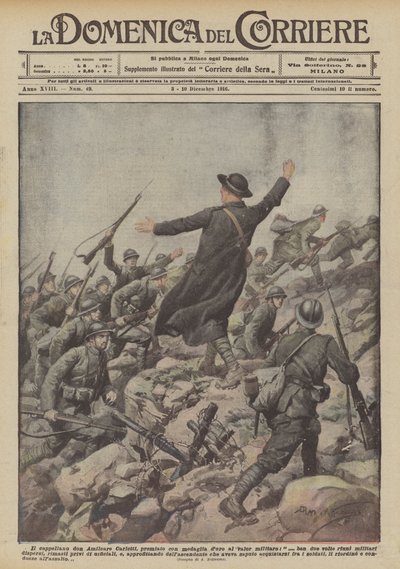 Præsten Don Amilcare Carletti af Achille Beltrame