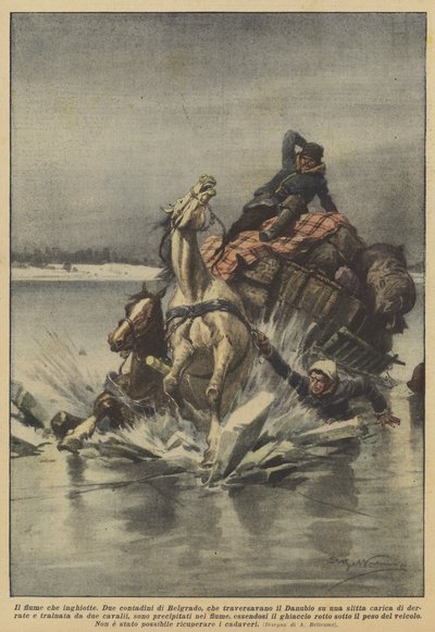 Floden der sluger af Achille Beltrame